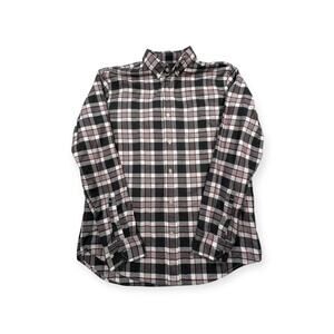 Banana Republic 's Camden Fit Shirt - Red, White, and Black Long Sleeve‎ Size M